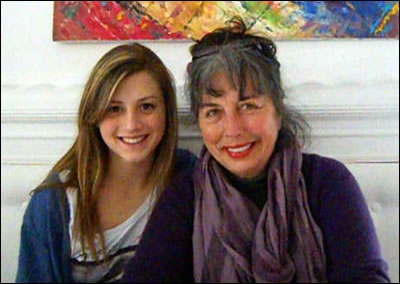 Pamela Sheldon Johns and her daughter, Alaia